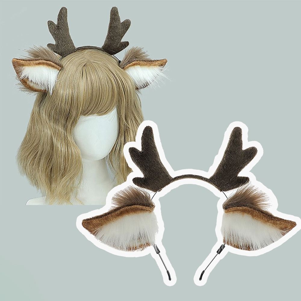 Deer Ears Reindeer Antler Head – Reindeer Antlers Headband recenzja i cena