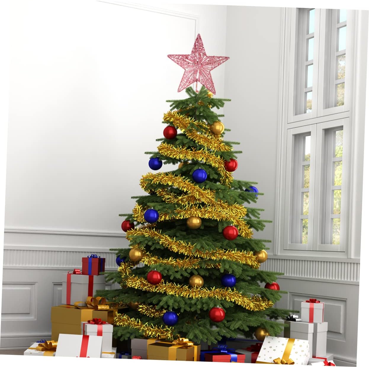 Christmas Pink Pentagon Top St – Star Tree Topper recenzja i cena