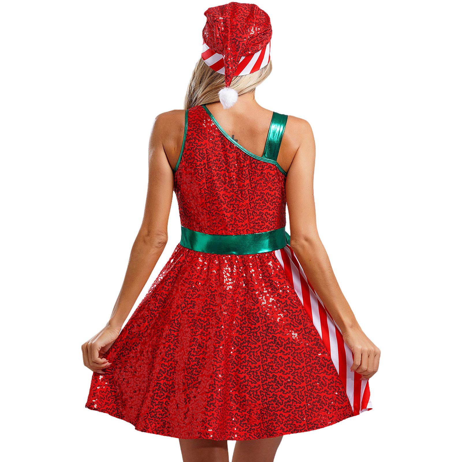 Christmas Santa Claus Dress El – Elf Costume Christmas recenzja i cena