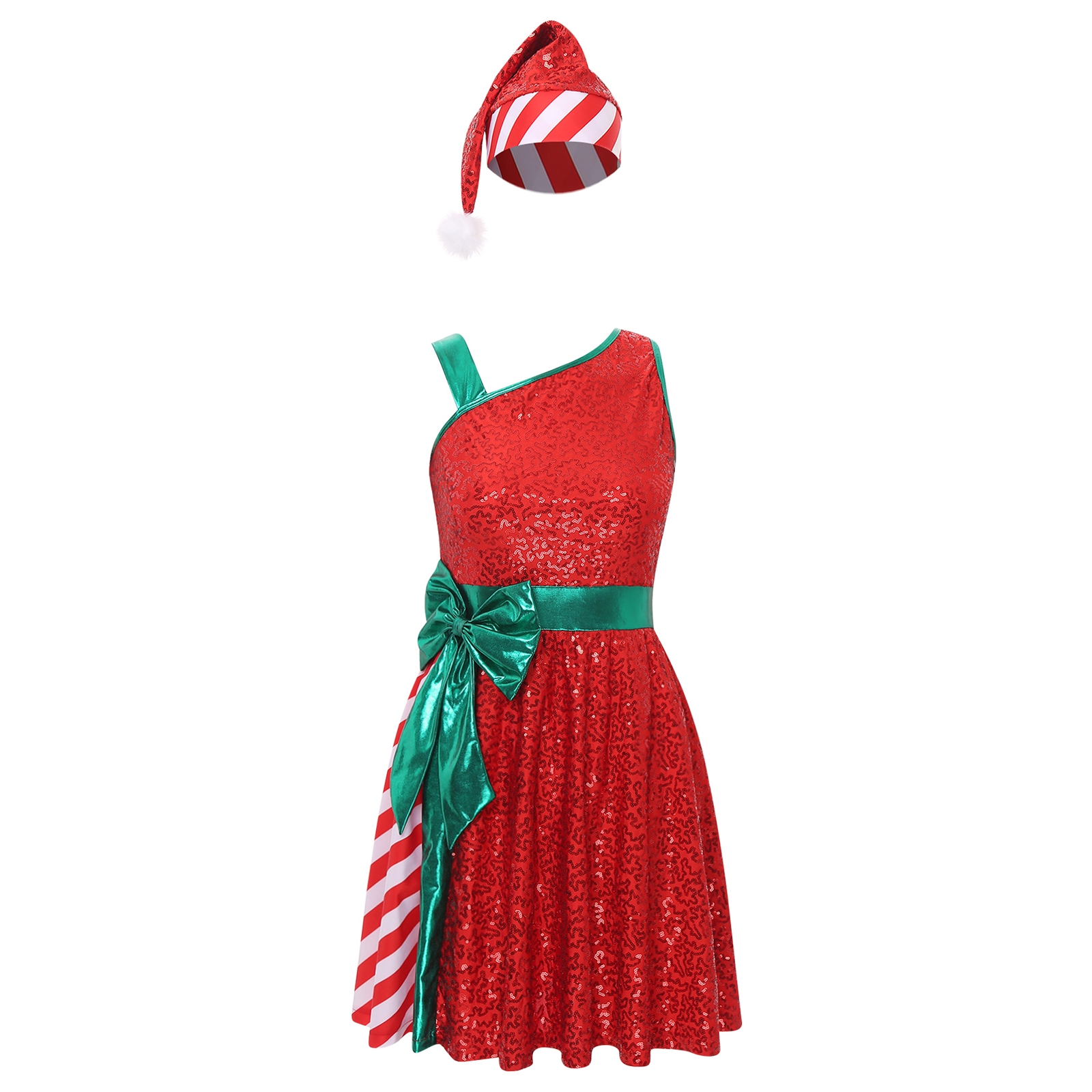 Christmas Santa Claus Dress El – Elf Costume Christmas recenzja i cena