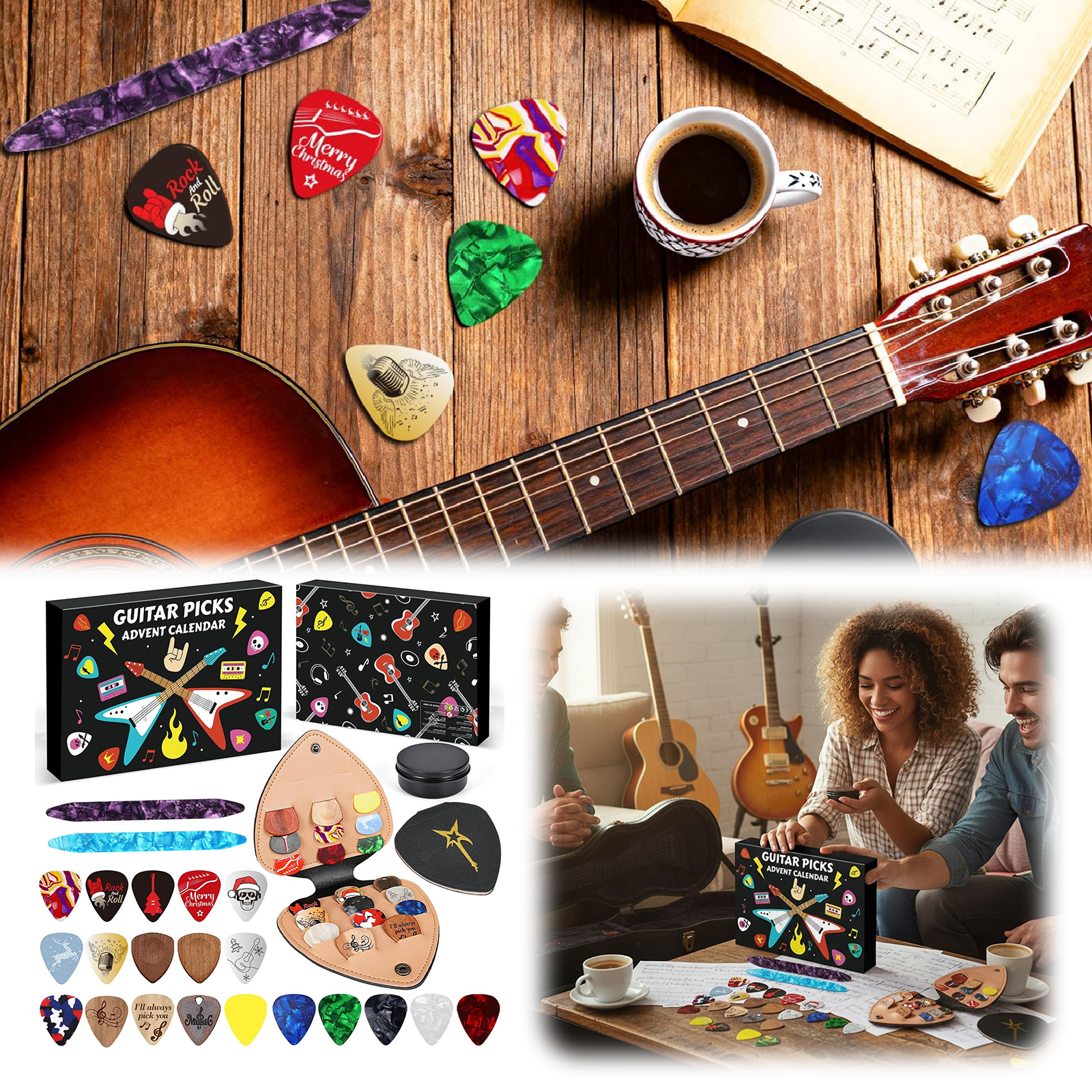 Guitar Picks Advent Calendar 2 – Advent Calendar Gift recenzja i cena