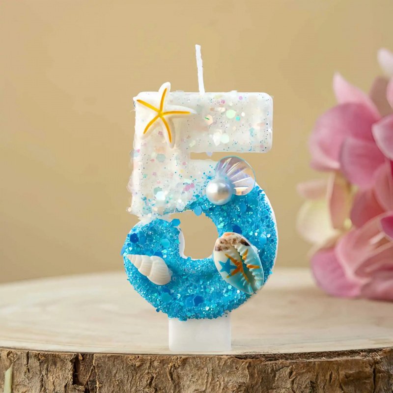 Shell-shaped Starfish Digital  – Holiday Candle Set recenzja i cena