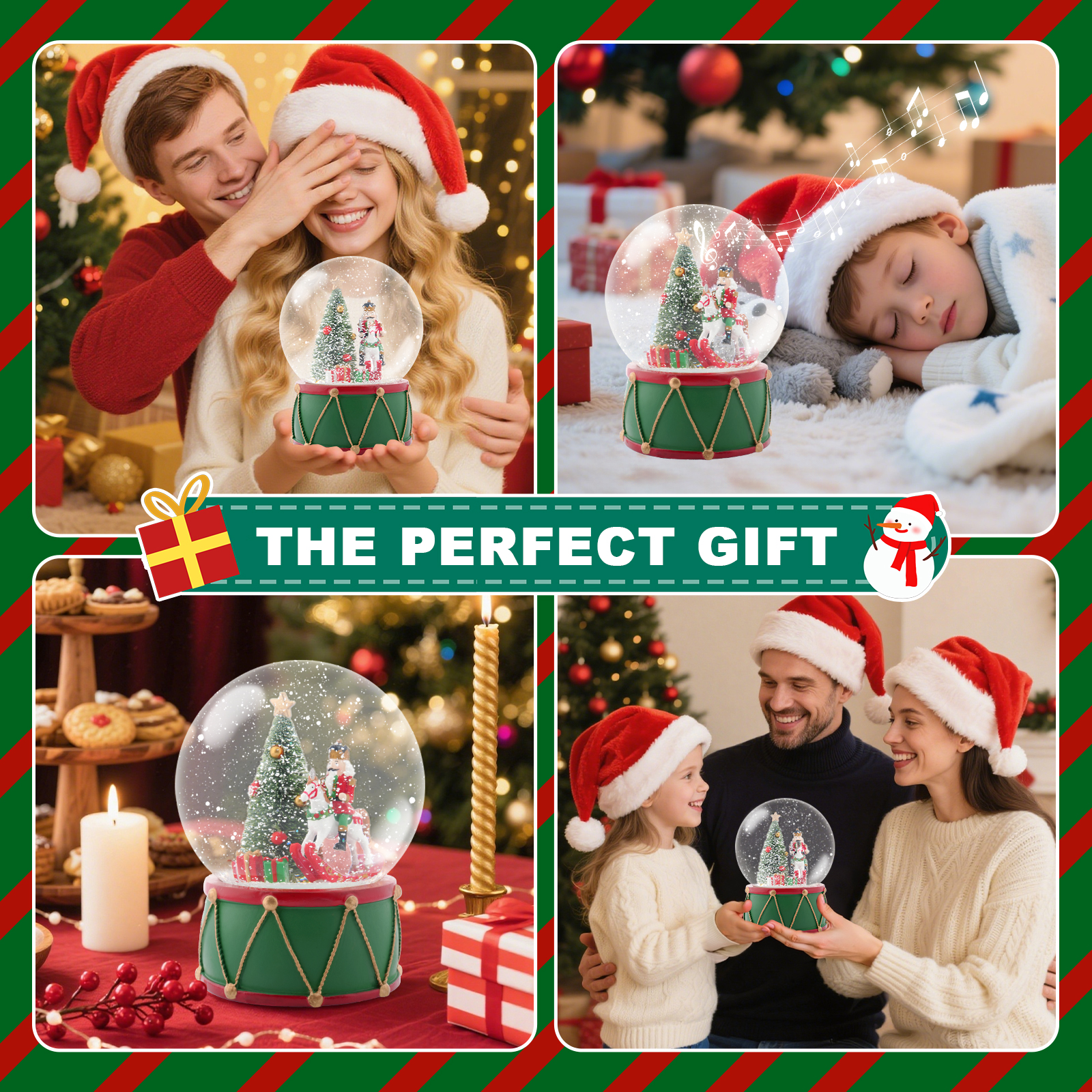 Christmas Music Snow Globe wit – Snow Globe Musical recenzja i cena