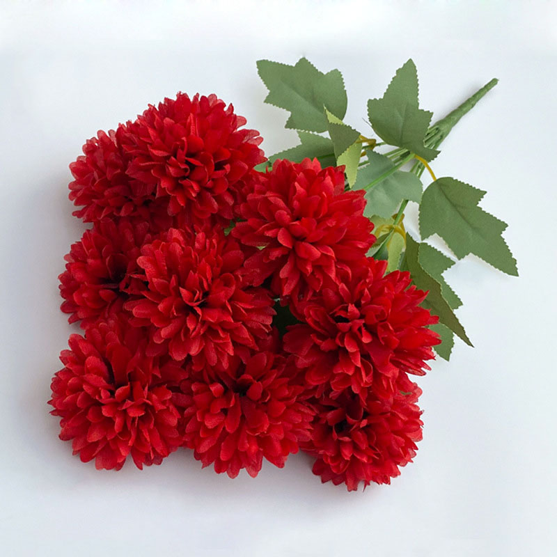 Artificial Flower Bouquet Chry – Christmas Wreath Fake recenzja i cena