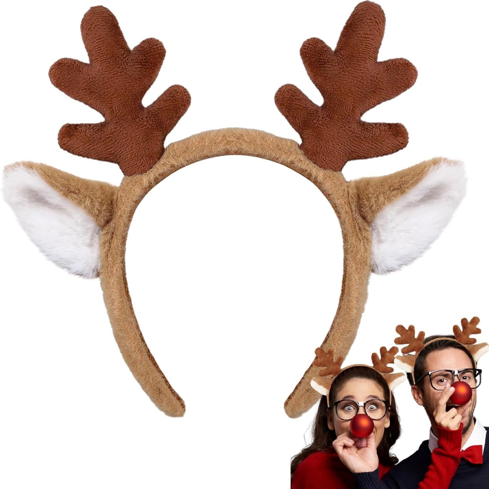 1PC Christmas Reindeer Antlers – Reindeer Antlers Headband recenzja i cena