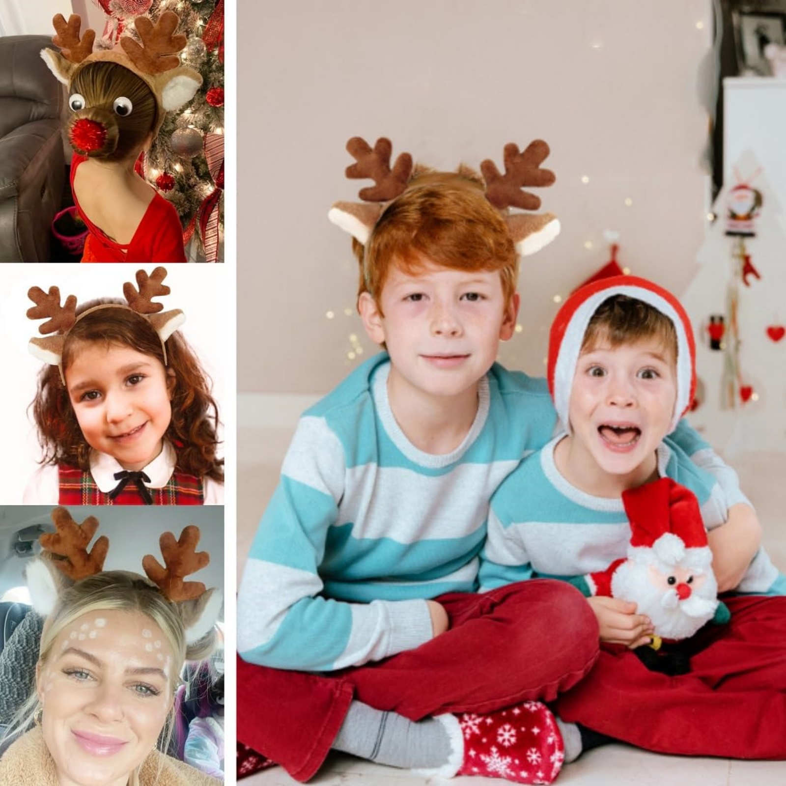 1PC Christmas Reindeer Antlers – Reindeer Antlers Headband recenzja i cena