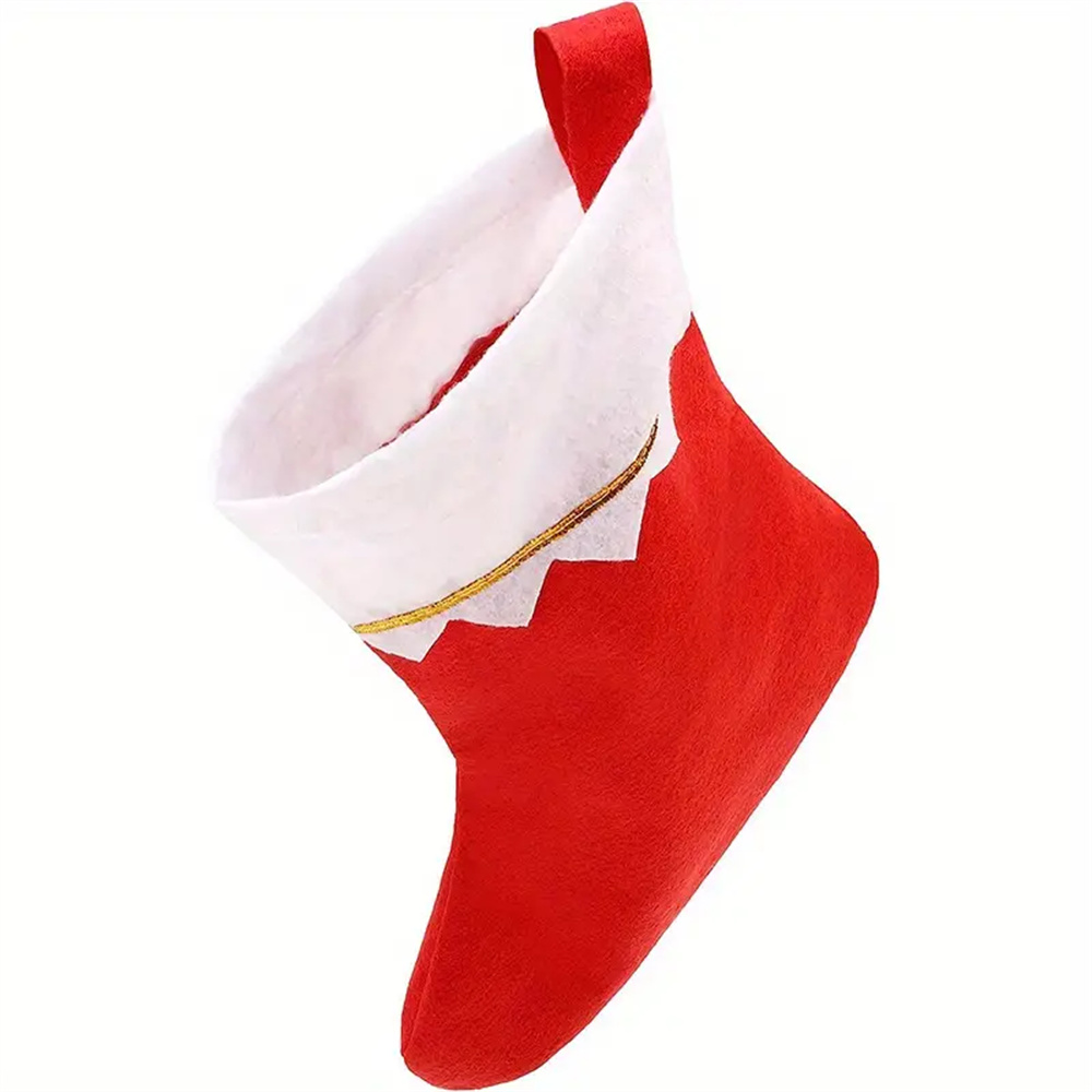 12pcs Red Felt Christmas Stock – Christmas Stocking Hanging recenzja i cena