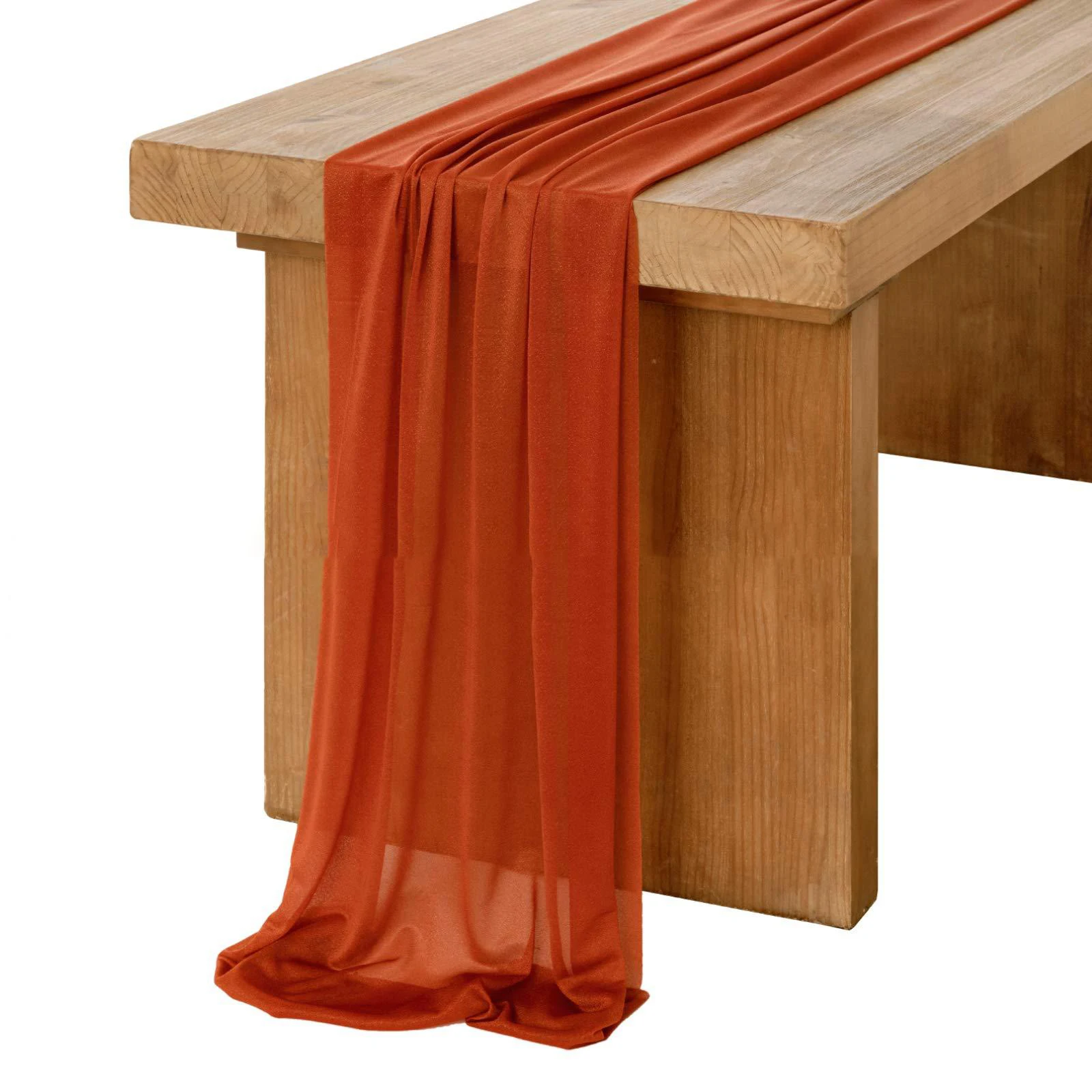 Chiffon White Table Runner Tab – Christmas Table Runner recenzja i cena