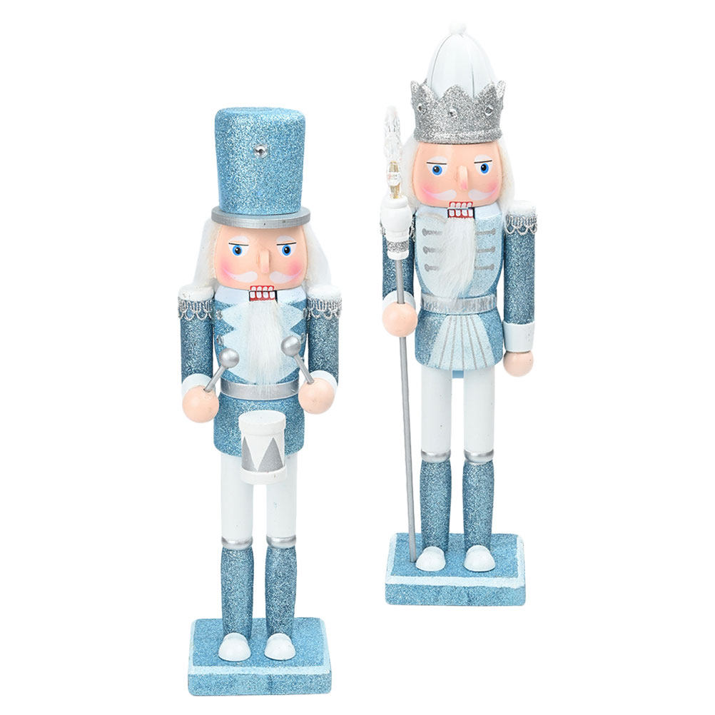 2Pcs Traditional Wooden Nutcra – Nutcracker Figurine recenzja i cena
