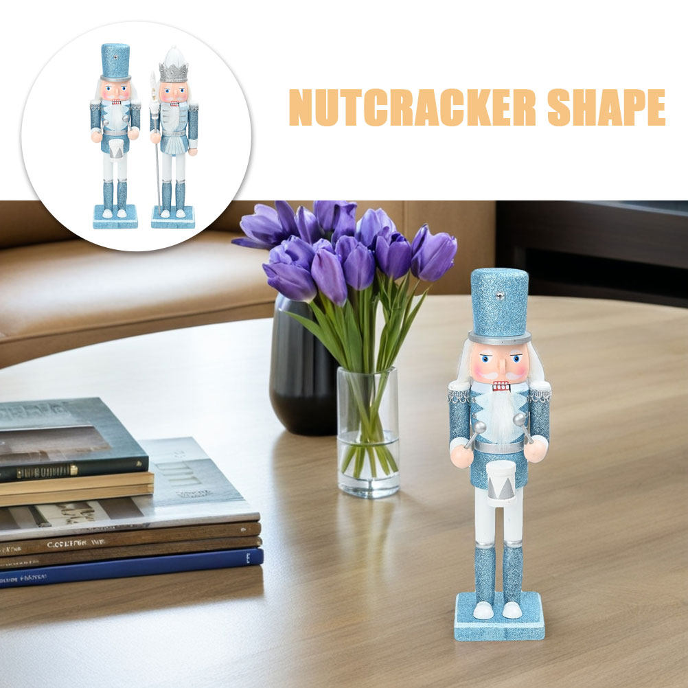 2Pcs Traditional Wooden Nutcra – Nutcracker Figurine recenzja i cena