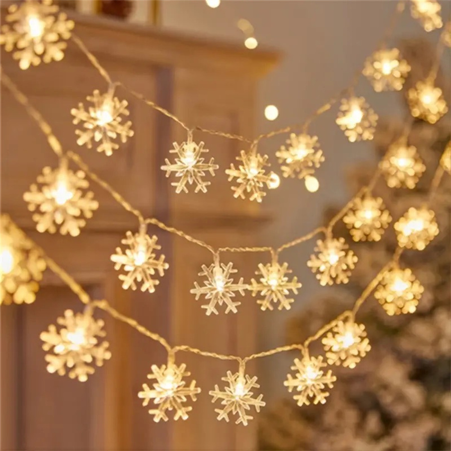 10/20/40 LED Snowflake String  – Led Fairy String Lights recenzja i cena