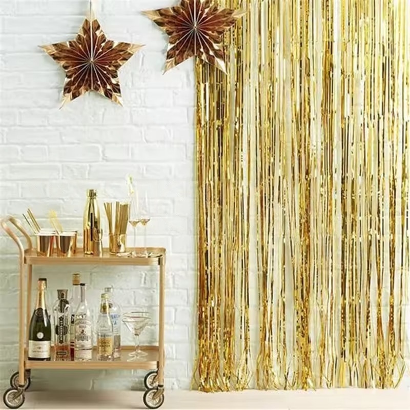 1/2/3Pack Glitter Party Backdr – Tinsel Garland Decoration recenzja i cena