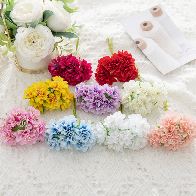 18Pcs Artificial Flowers Stame – Christmas Wreath Fake recenzja i cena