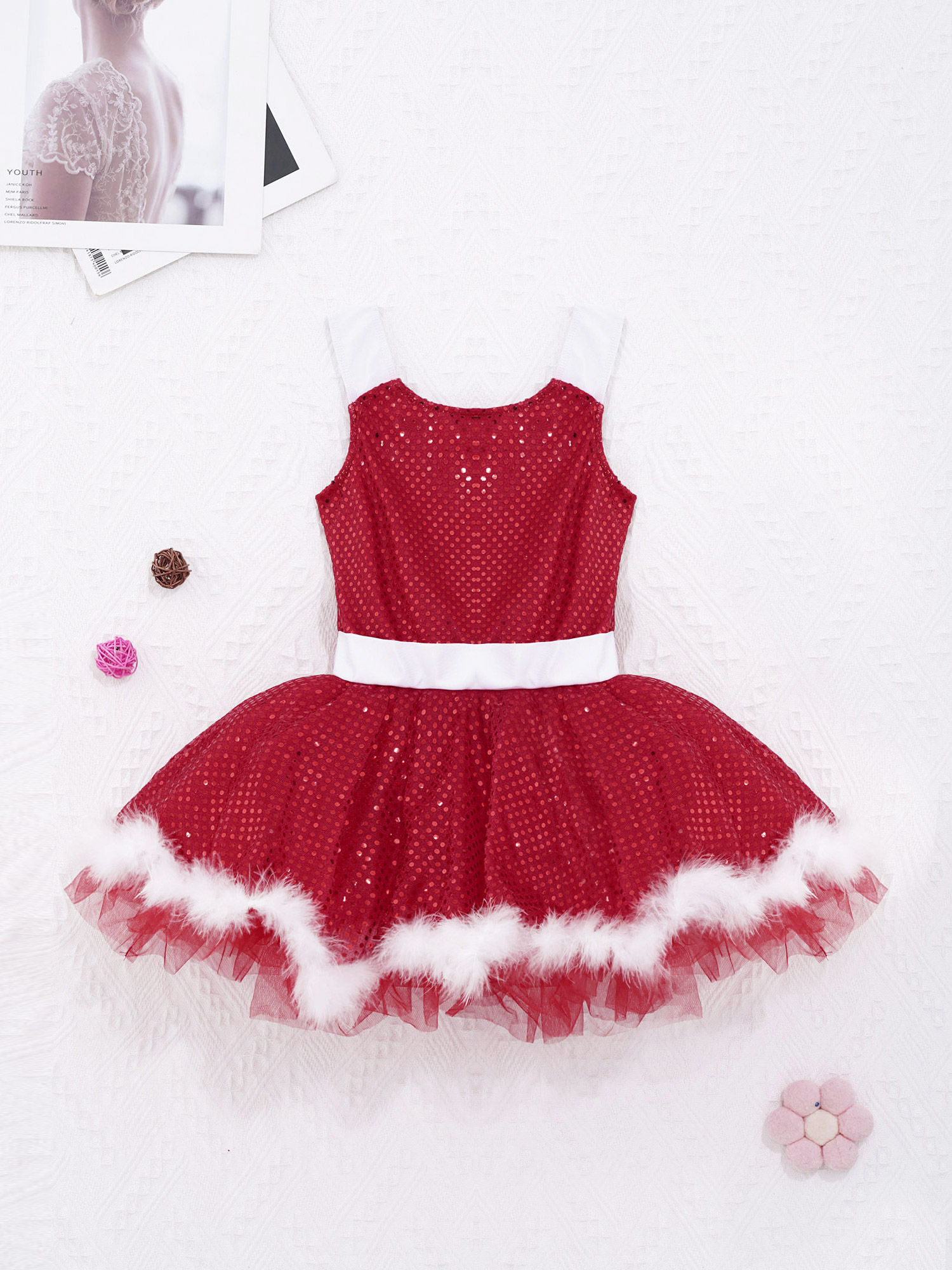 Kids Girls Christmas Figure Sk – Elf Costume Christmas recenzja i cena