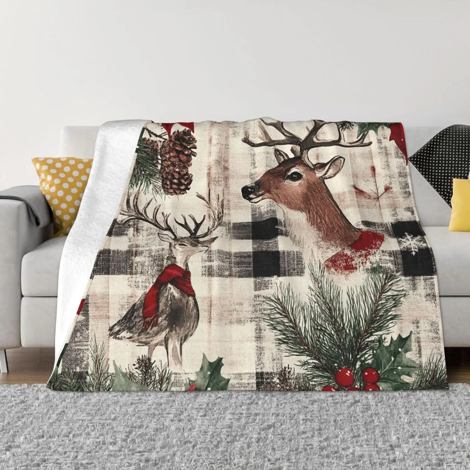 Throw Blanket for Couch UltraS – Christmas Throw Blanket recenzja i cena
