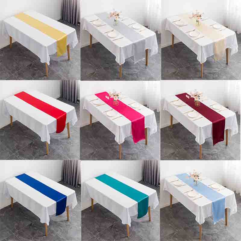 12x108 Inch Satin Wedding Tabl – Christmas Table Runner recenzja i cena