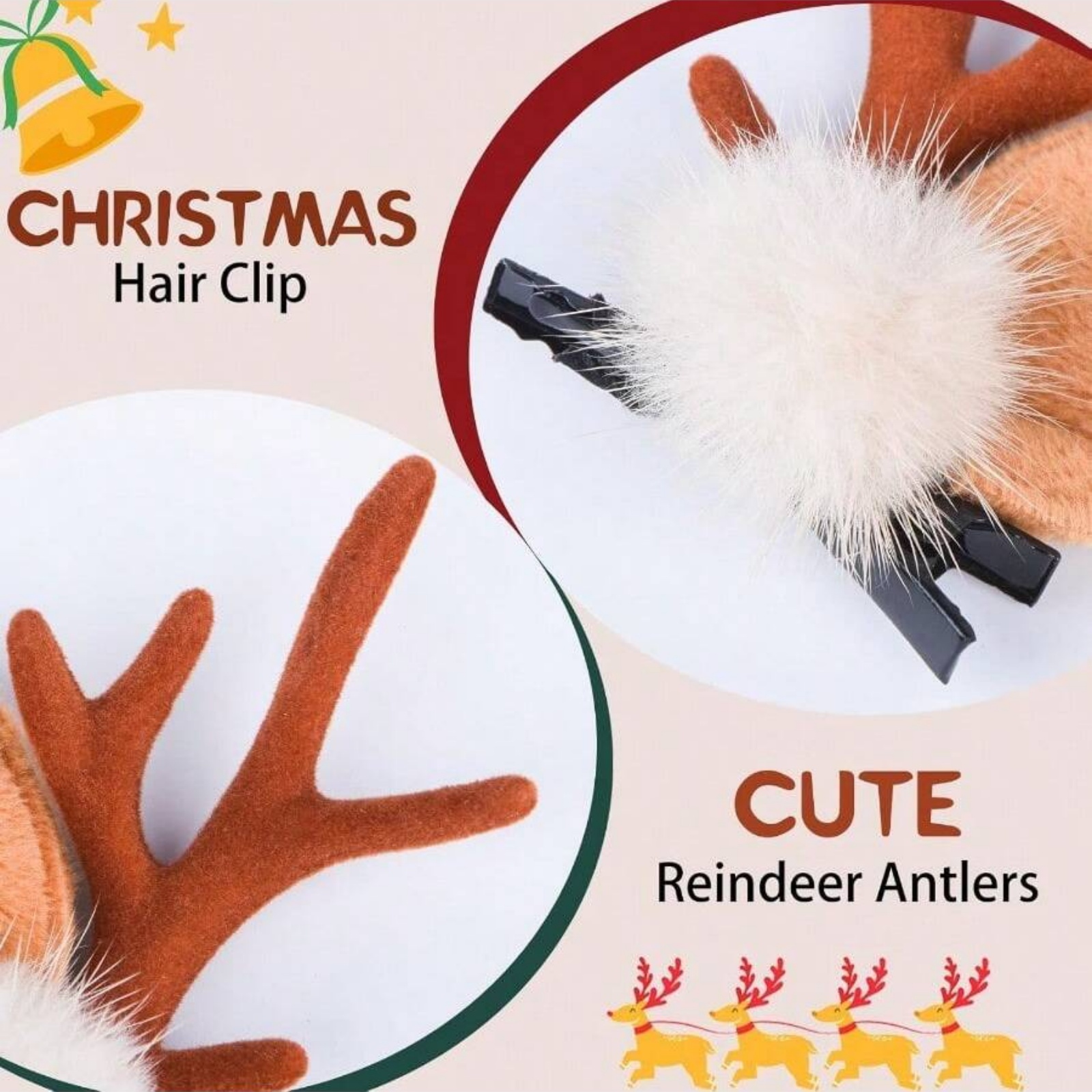 2pcs Christmas Reindeer Antler – Reindeer Antlers Headband recenzja i cena