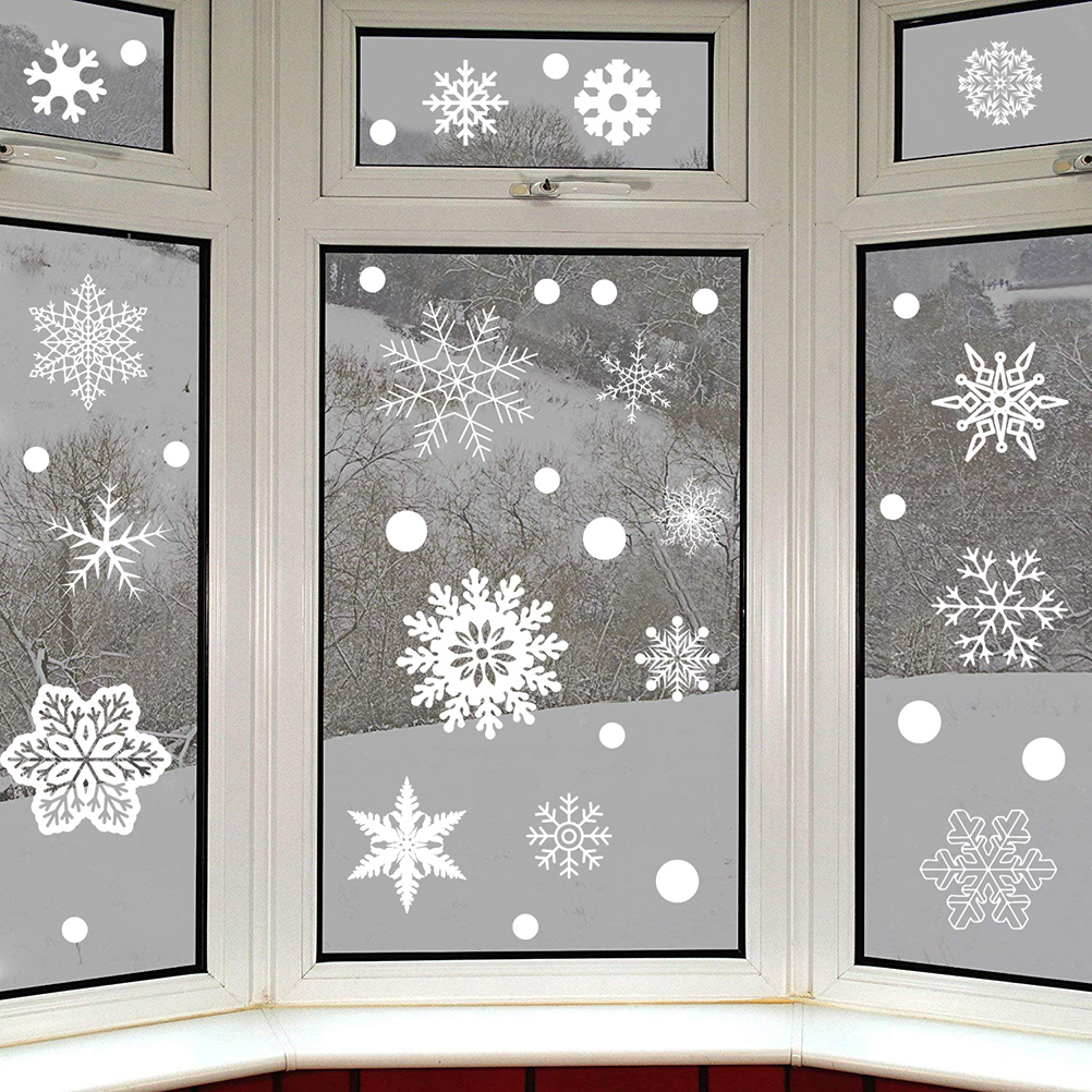 37PCS Gift Xmas Festival Suppl – Snowflake Window Decal recenzja i cena