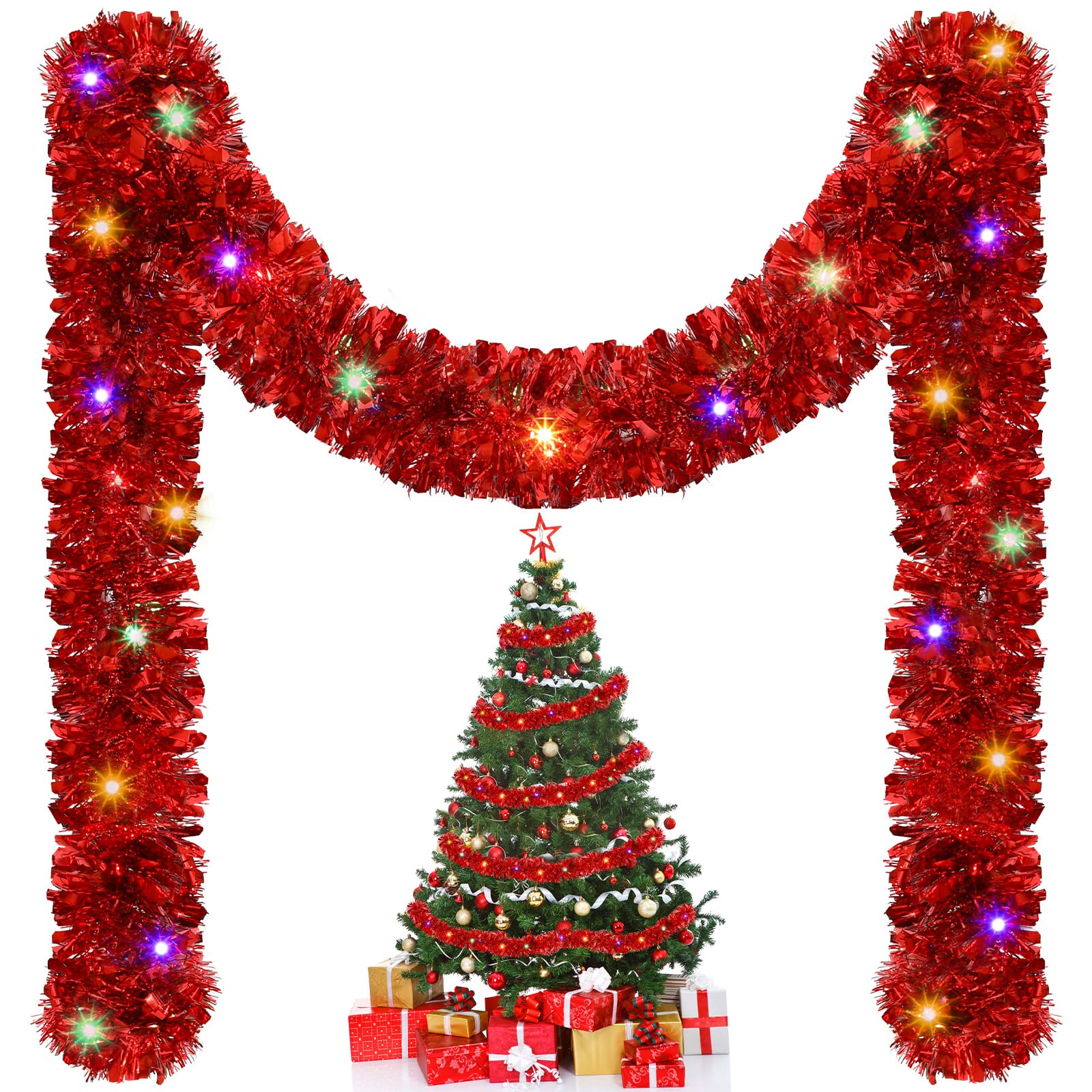 1/3pcs 5M Christmas Tinsel Gar – Tinsel Garland Decoration recenzja i cena