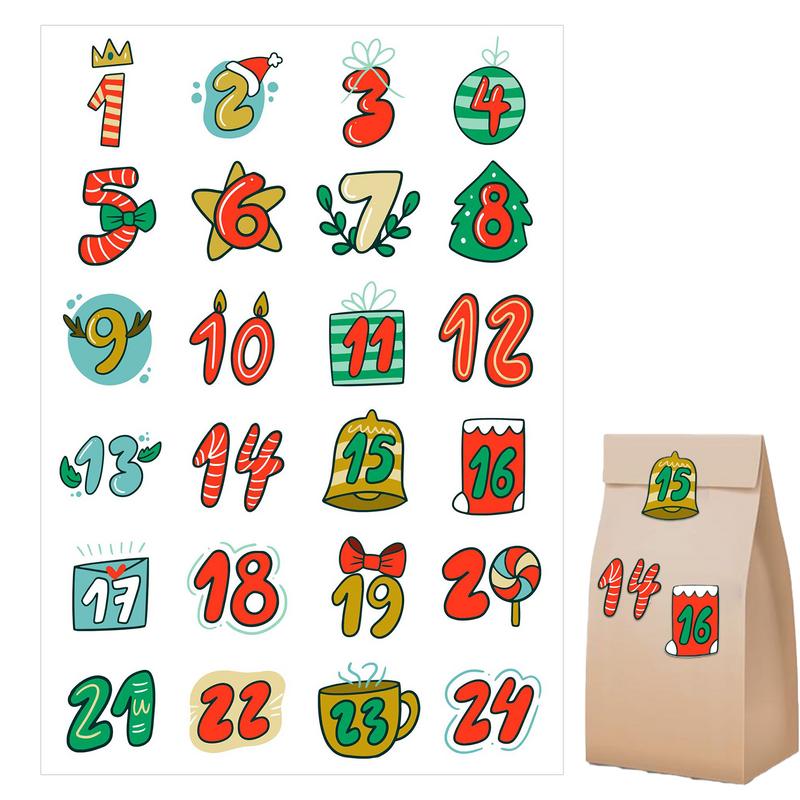Merry Christmas Stickers Adven – Advent Calendar Gift recenzja i cena