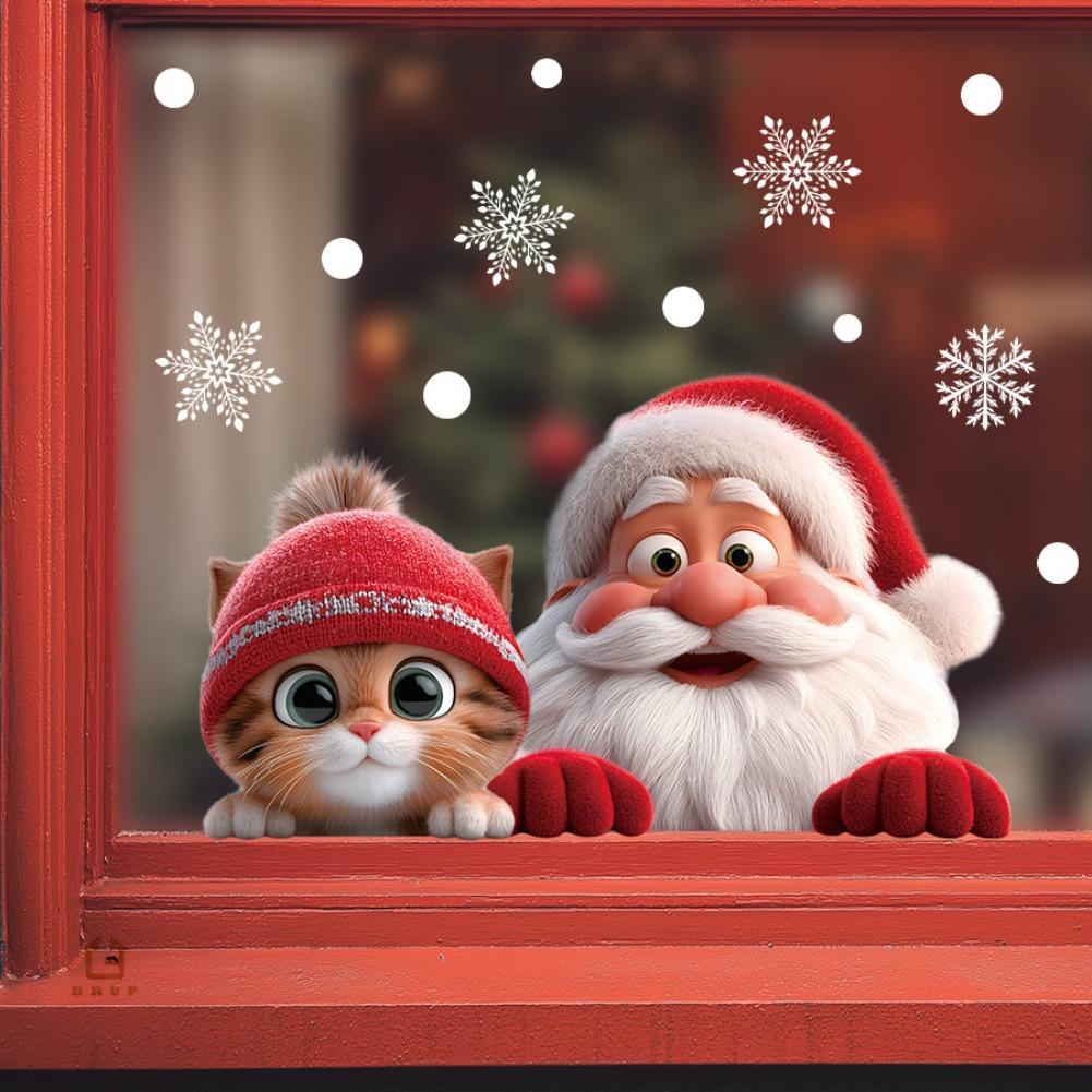 2pcs Christmas Window Clings S – Snowflake Window Decal recenzja i cena