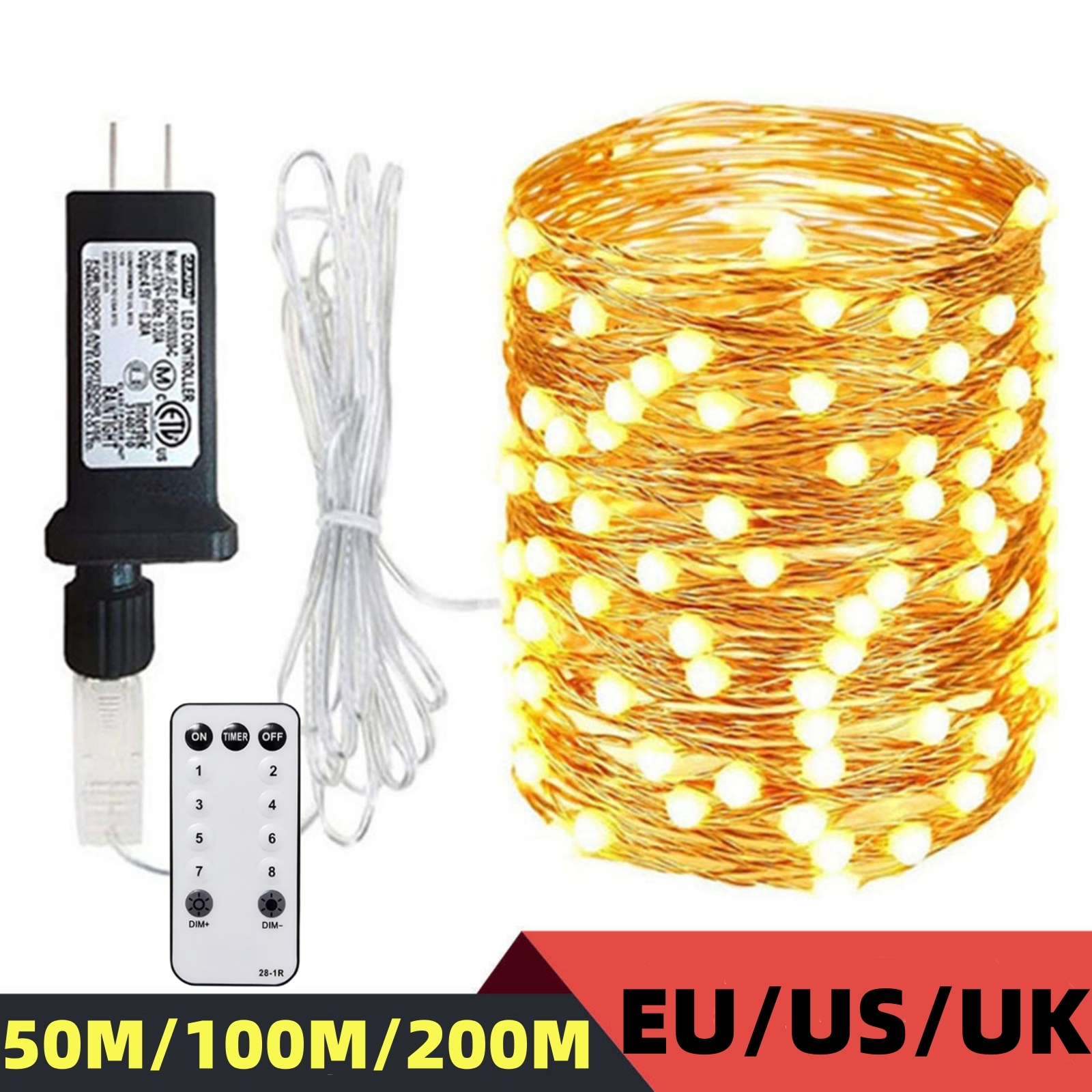 50M 100M 200M Fairy Lights Sil – Led Fairy String Lights recenzja i cena