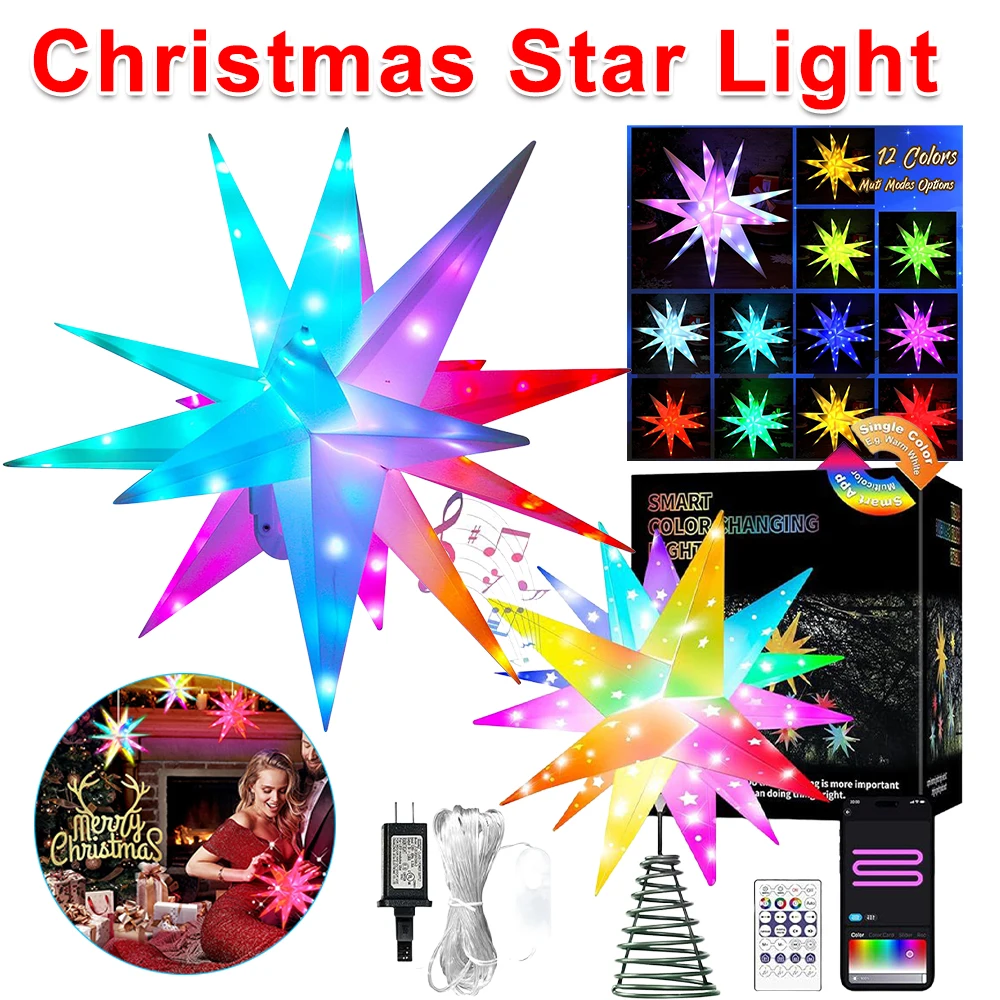 25/40/50/60CM Christmas Star L – Star Tree Topper recenzja i cena
