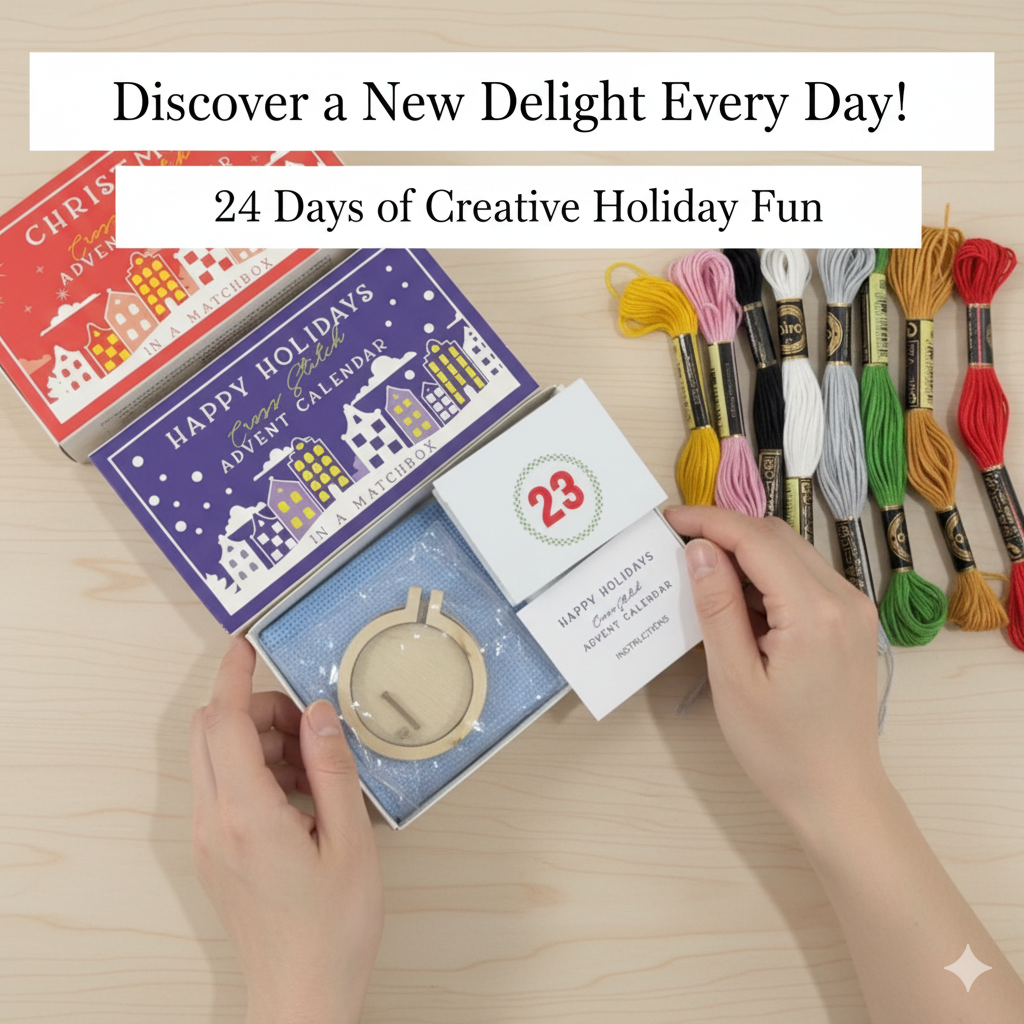 24 Days Countdown Cross Stitch – Advent Calendar Gift recenzja i cena