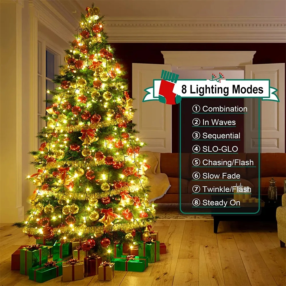 8 Modes Timer LED Christmas Tr – Star Tree Topper recenzja i cena
