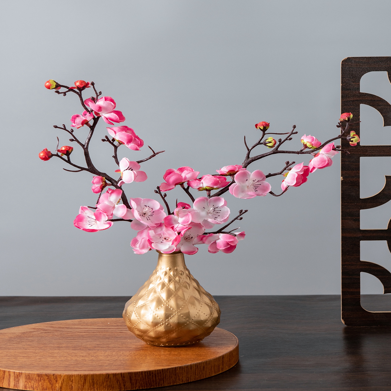 Artificial Flower Spring Plum  – Christmas Wreath Fake recenzja i cena