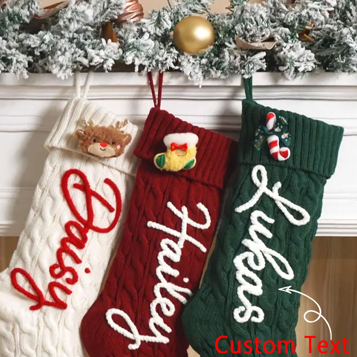 1PC Christmas decorative stock – Christmas Stocking Hanging recenzja i cena
