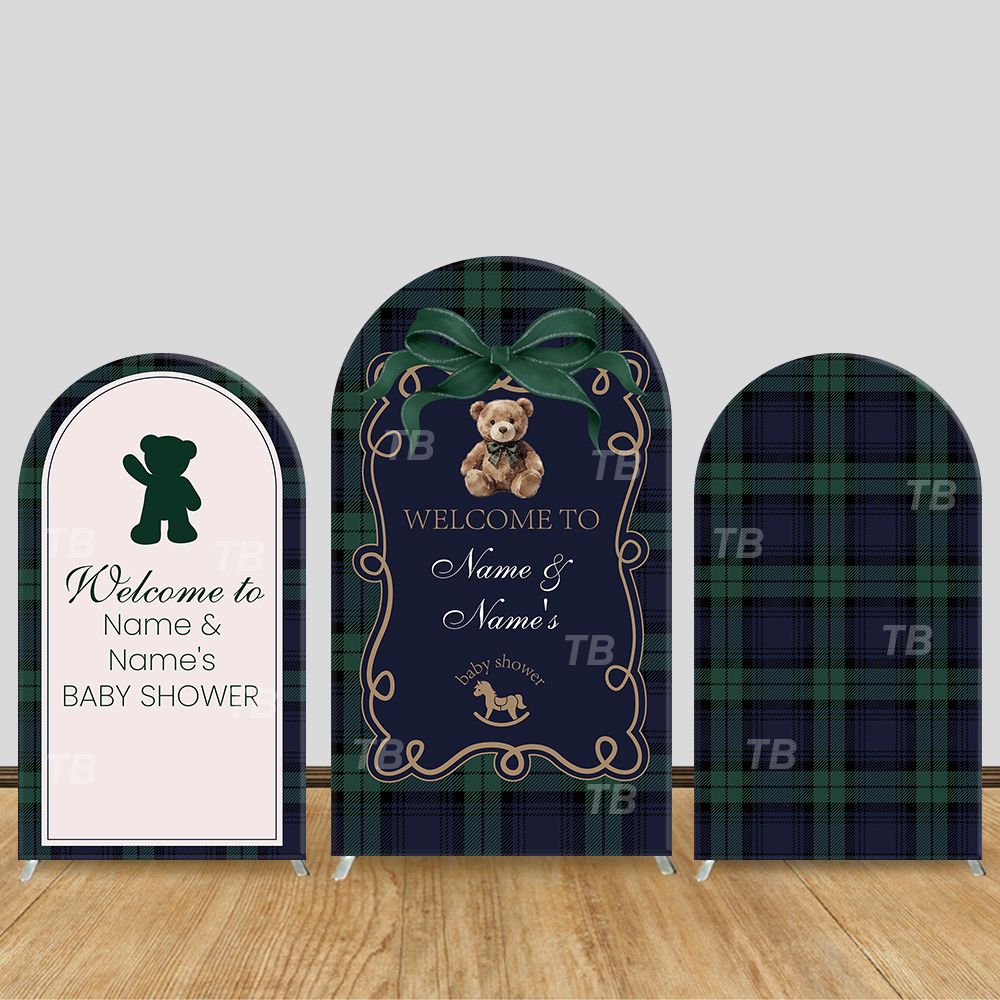 Teddy Bear Plaid Theme Arch Ba – Christmas Throw Blanket recenzja i cena