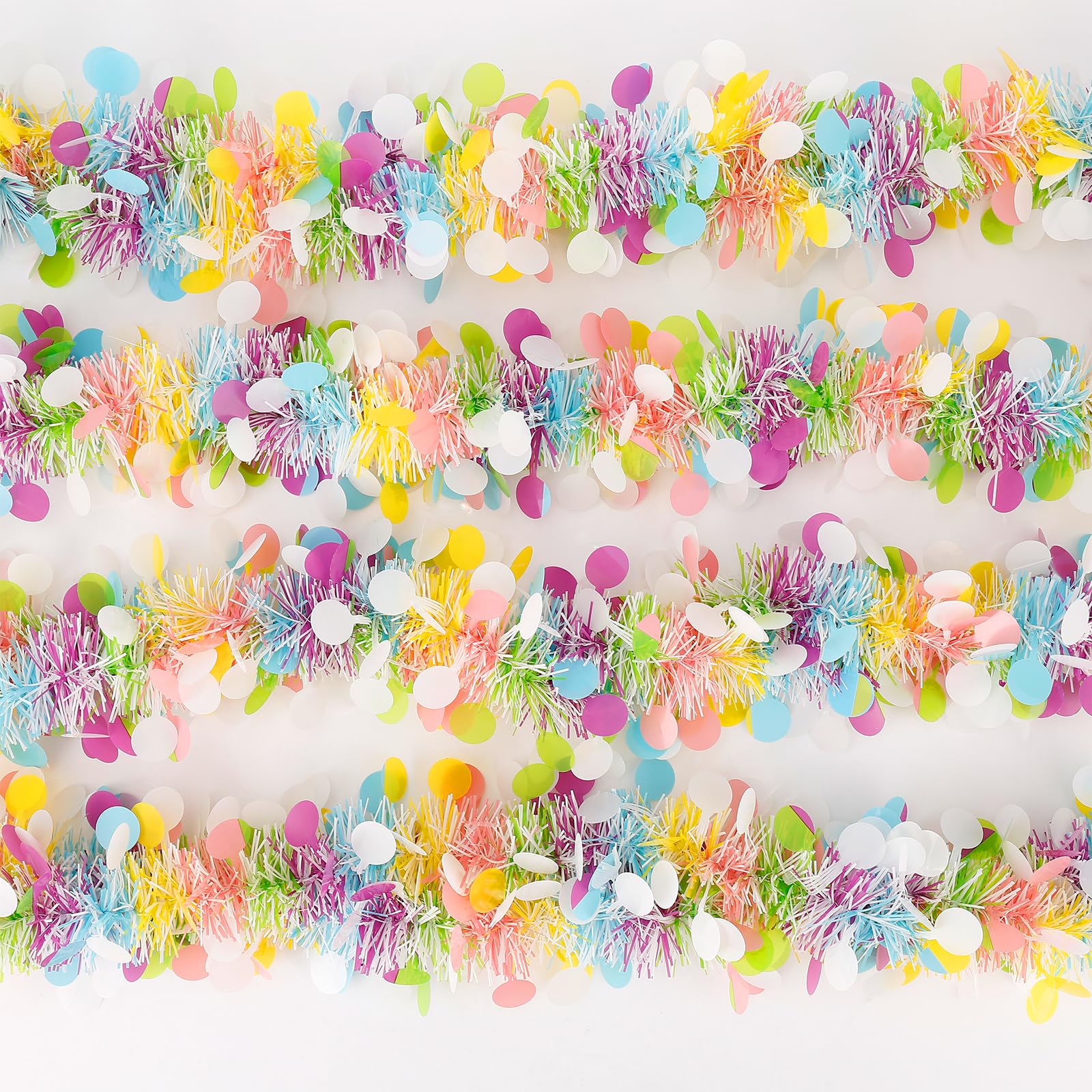 4pc Easter Tinsel Garlands Col – Tinsel Garland Decoration recenzja i cena