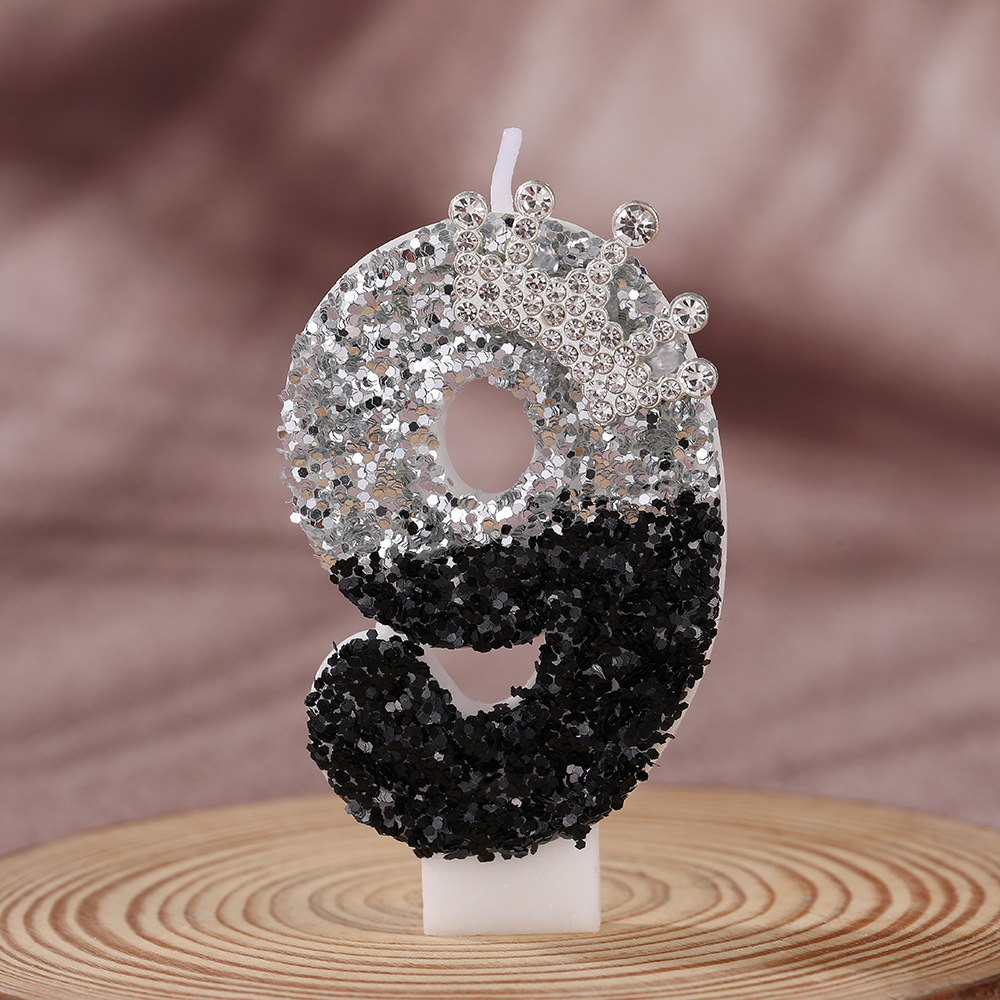 Black Silver Gradient Crown Ha – Holiday Candle Set recenzja i cena