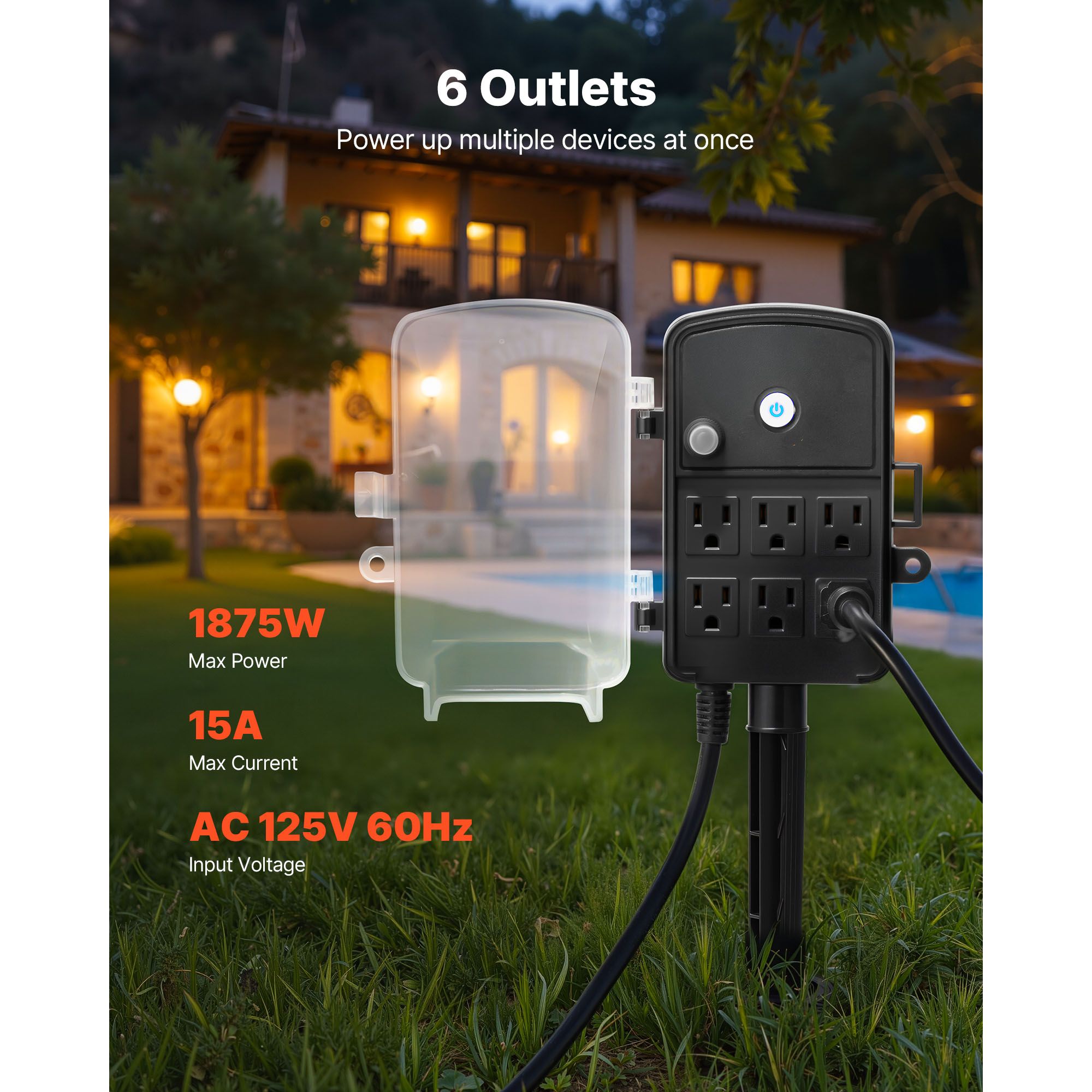 Outdoor Power Stake 25FT Exten – Christmas Lights Outdoor recenzja i cena