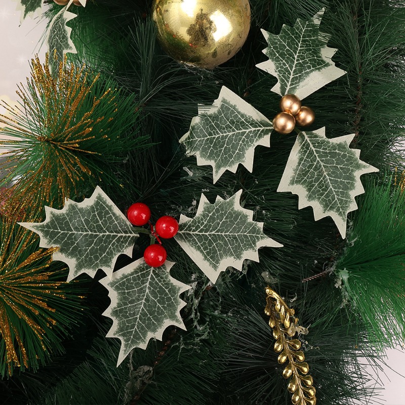 5-50pcs Christmas Holly Berrie – Christmas Wreath Fake recenzja i cena