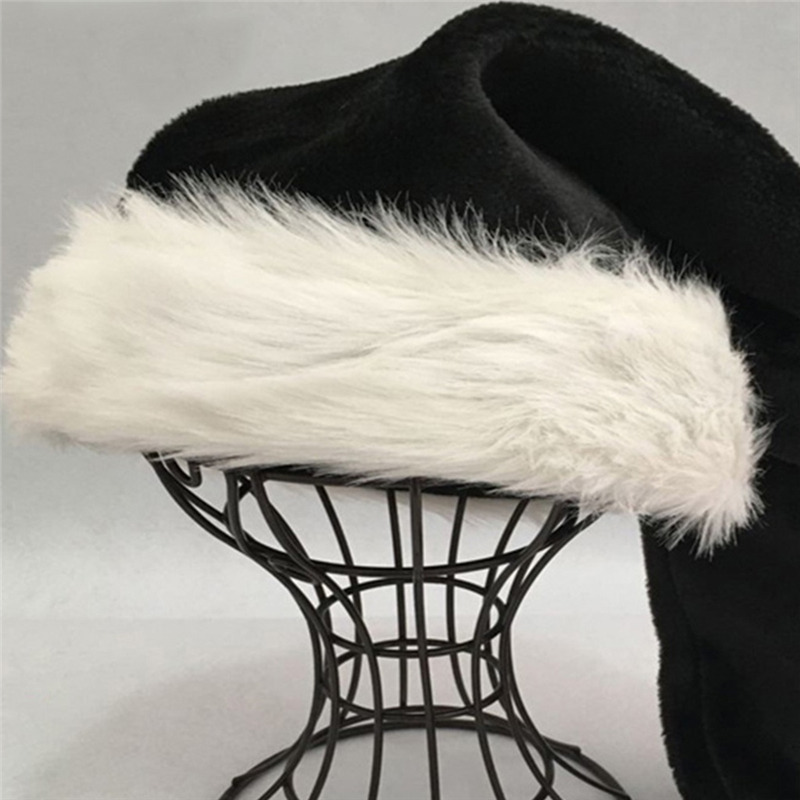 Christmas Santa Hat Black Long – Santa Hat Plush recenzja i cena