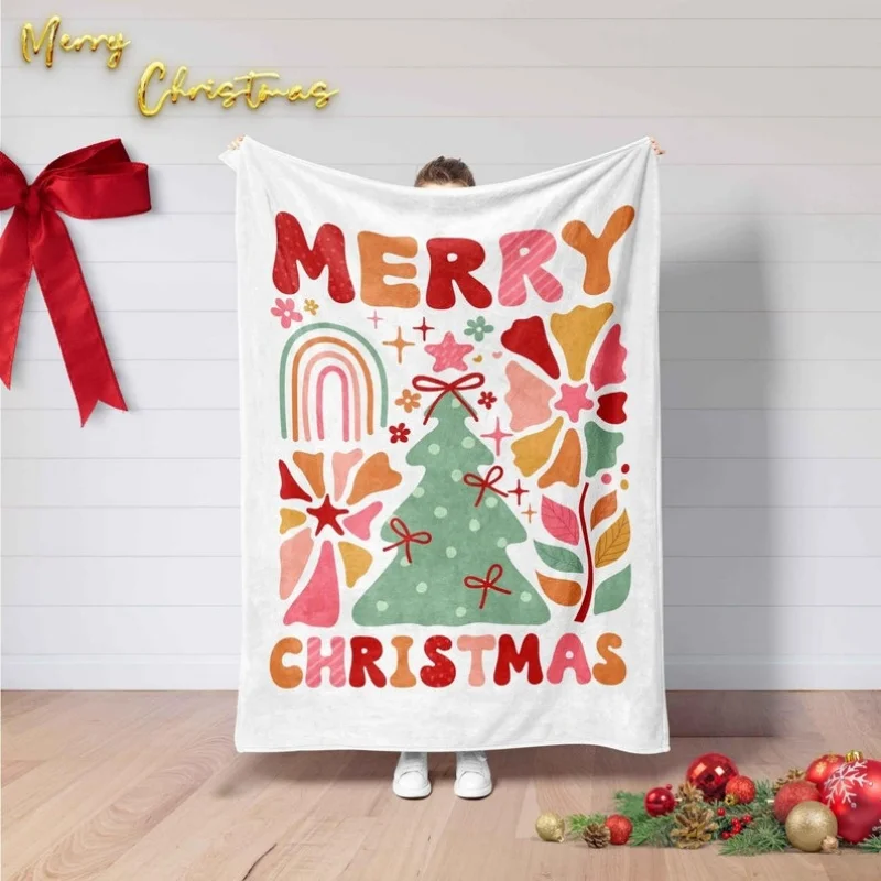 Merry Christmas Flannel Blanke – Christmas Throw Blanket recenzja i cena