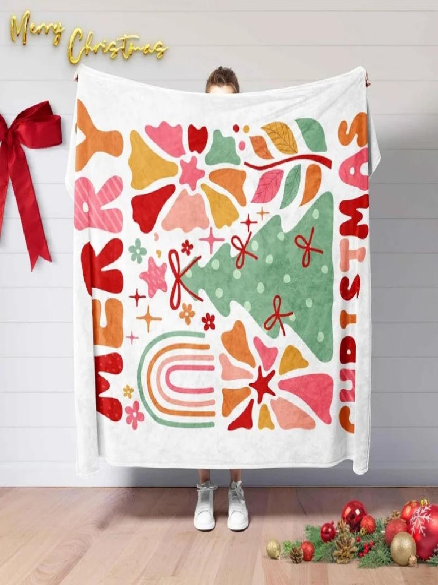 Merry Christmas Flannel Blanke – Christmas Throw Blanket recenzja i cena